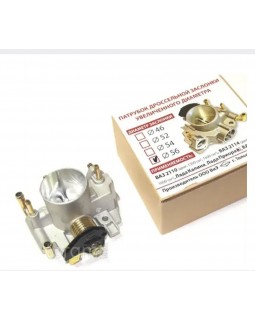 Патрубок дроссельный дроссель ВАЗ 2108, 2110,2170, 1118, 21214, 56мм-foto2