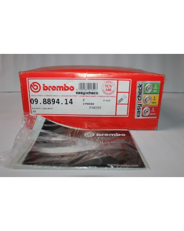 Диск тормозной 2110 к-т пр-во BREMBO