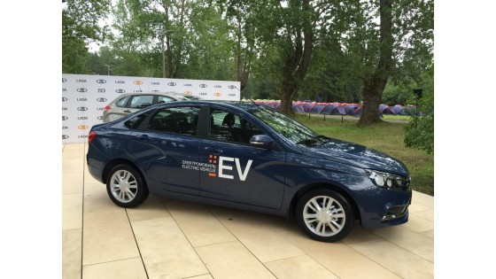 АвтоВАЗ показал электромобиль Lada Vesta EV